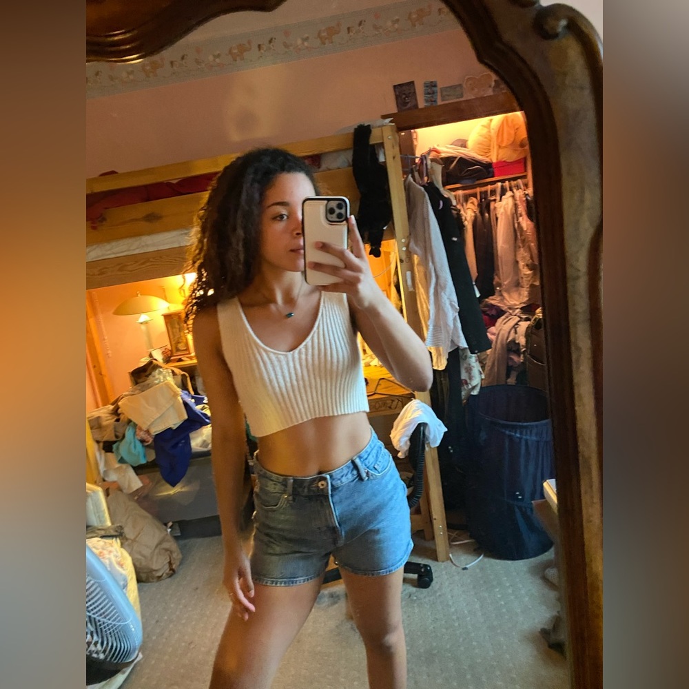 Shein knit crop top